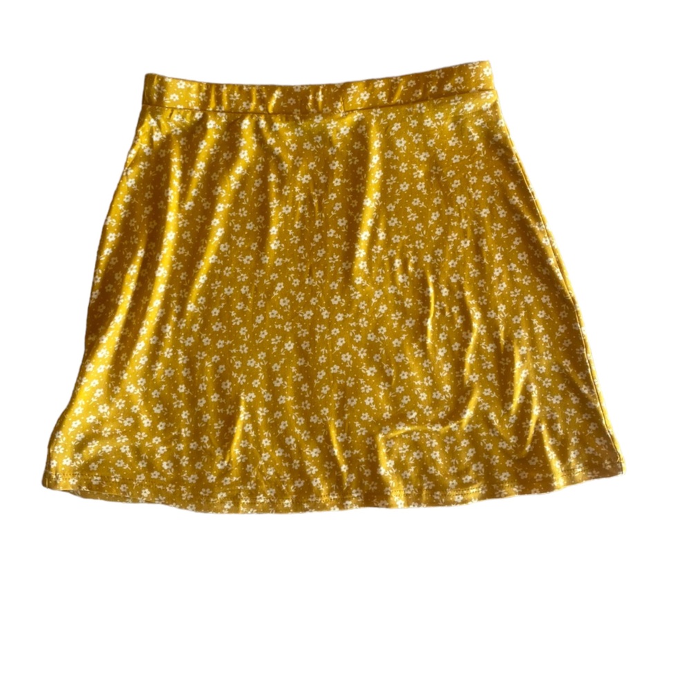 NWT Full Tilt Tilly’s Yellow Girls Skirt Size Junior Medium